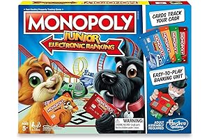 Hasbro Monopoly Junior Electronic Banking: Learn Kid Monopoly Banking Basics