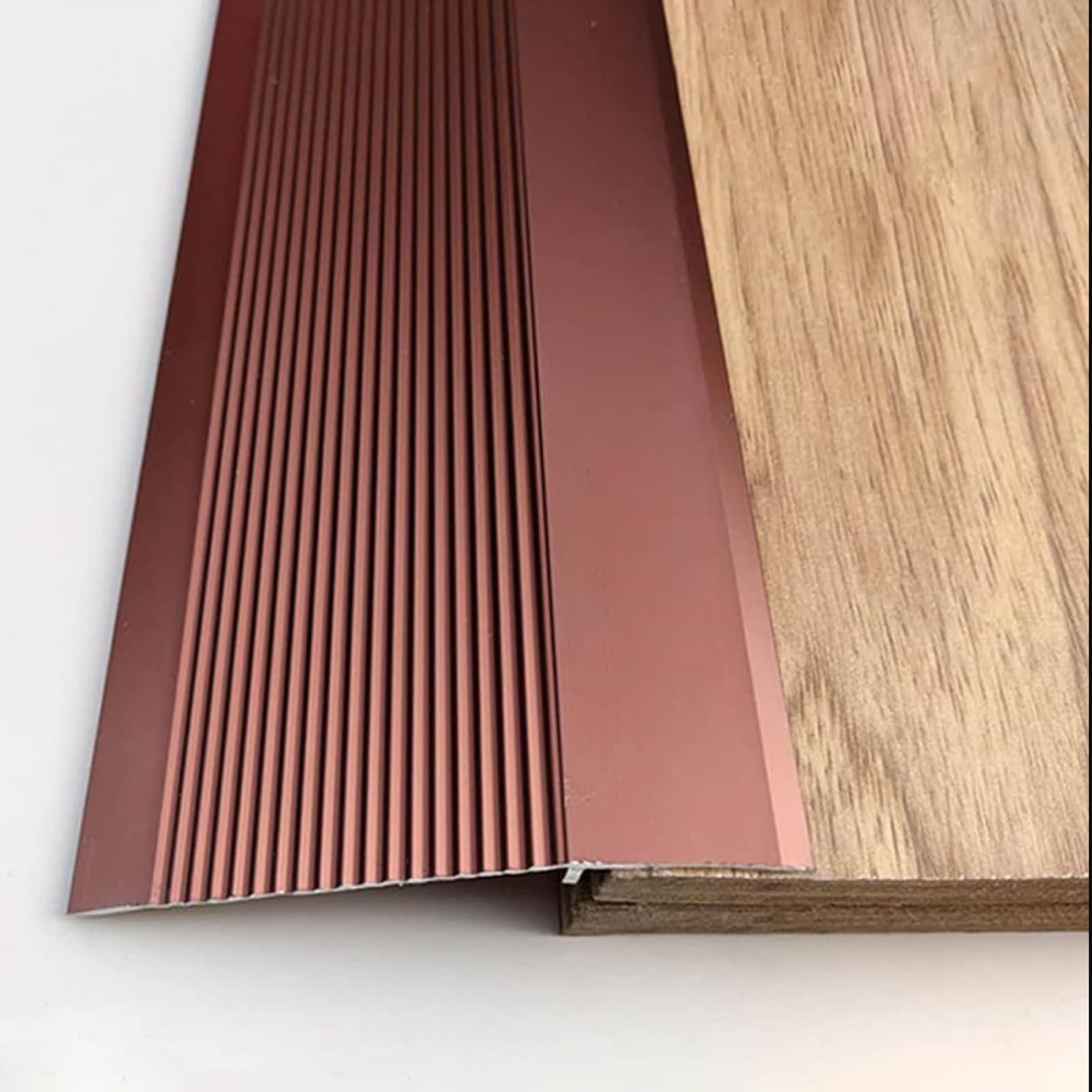 LIYI929GP Floor Transition Strip Carpet Edge Strip, Metal Threshold Ramps For Doorways Wheelchair Ramp, Edging Trim Threshold Strips, Kitchen Bedroom Bathroom Doors Reducer Gap Cover Self Adhesive