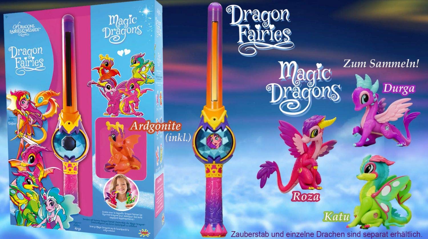 Splash Toys - Dragon Fairies Wand Arya + Smok, 30150E