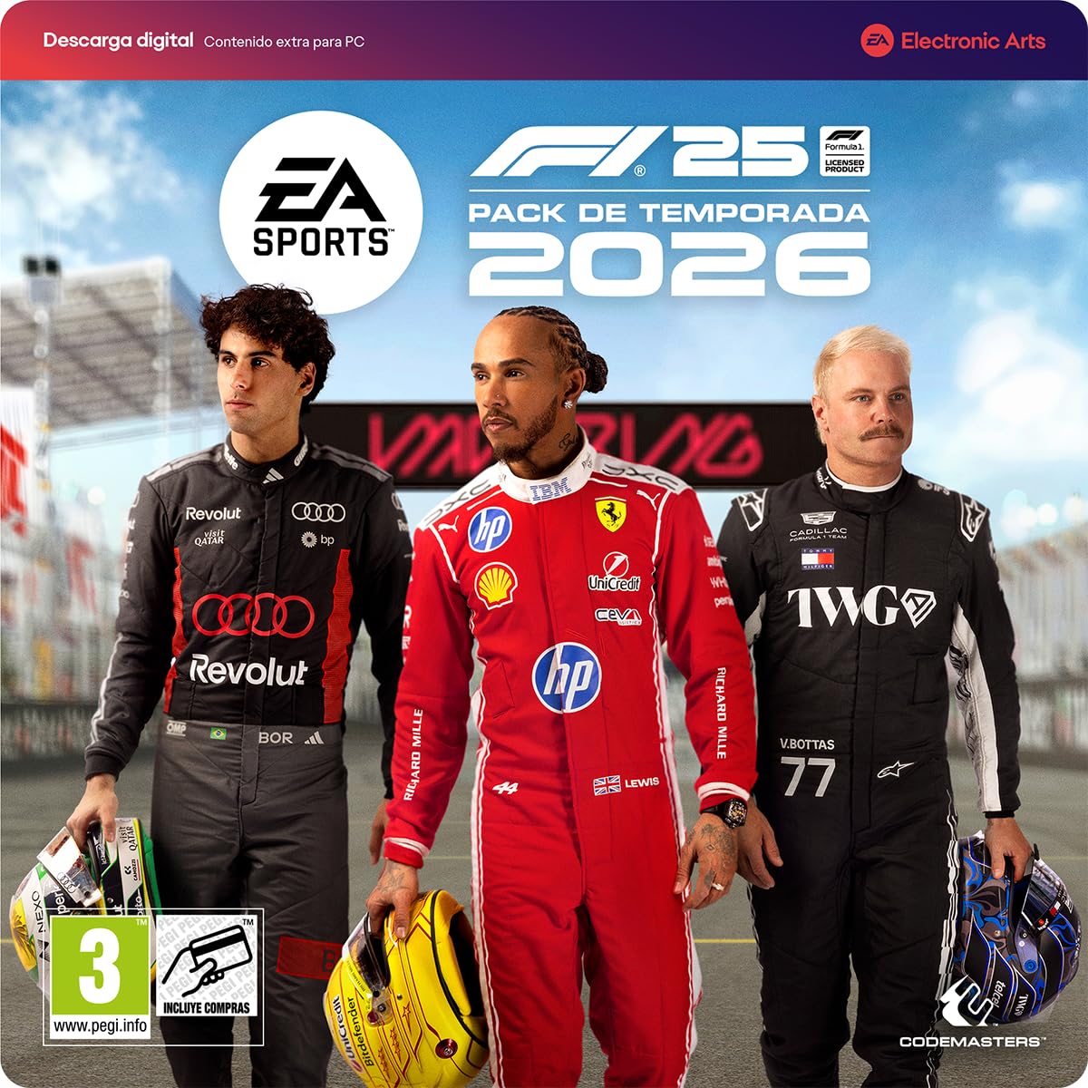 F1 25: Pack de temporada 2026 PCWin | Codigo de descarga inmediato EA App | Videojuegos | Castellano