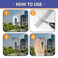 Vista 2 de HA SHI Kit de reparación de pantalla para ventanas o puertas (2 pulgadas x 6.5 pies, negro) Cinta adhesiva fuerte de 3 capas, fabricado en Corea