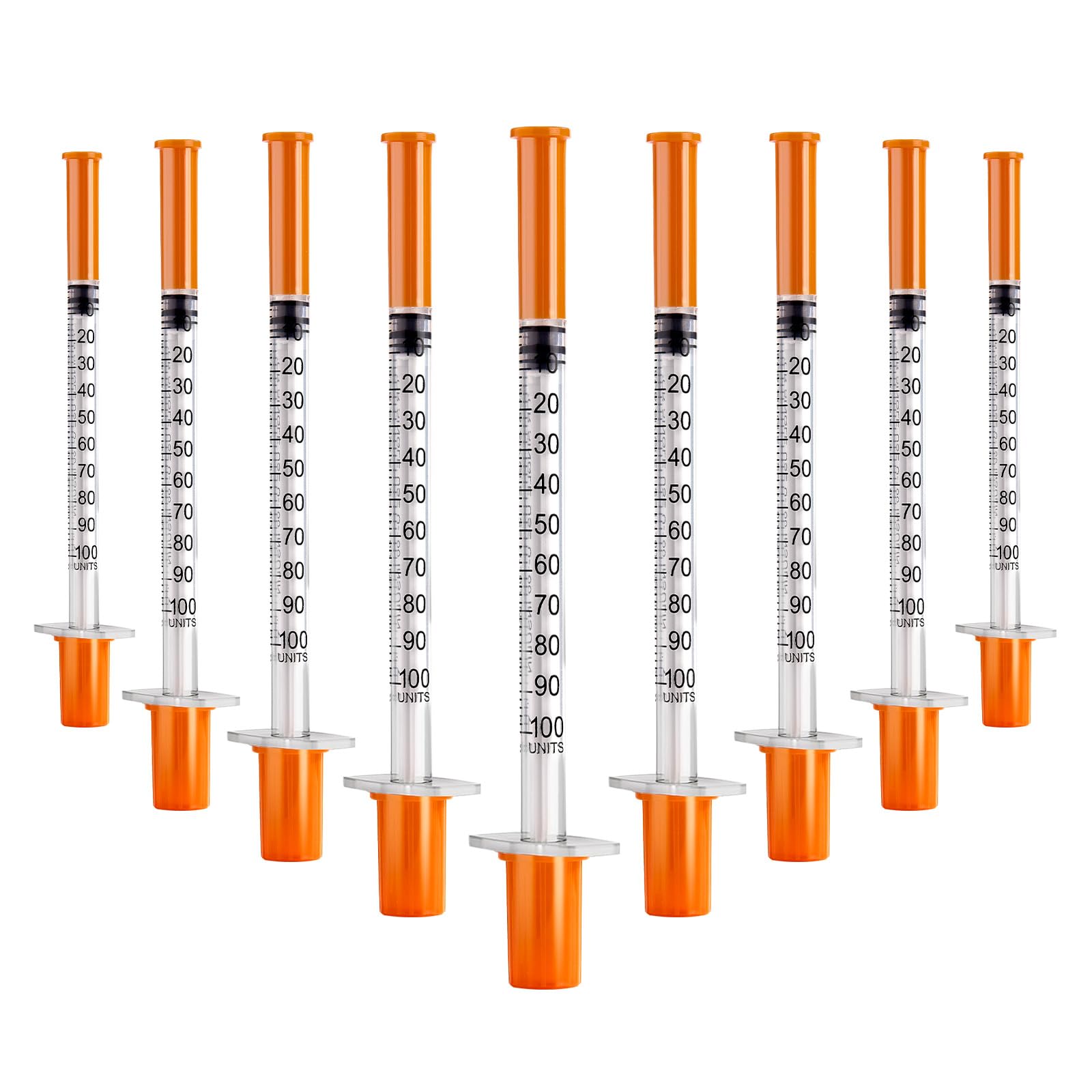 100 Stück 1ml Plastiktube 31G 8mm einzeln versiegelt Einzeln verpackt, für Labormessung, Flüssigkeitstrennung, Tierartikel