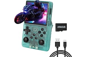 R40S Pro: Handheld Game Console King with 15K Pre-Loaded Games, 20+ Emulators,...