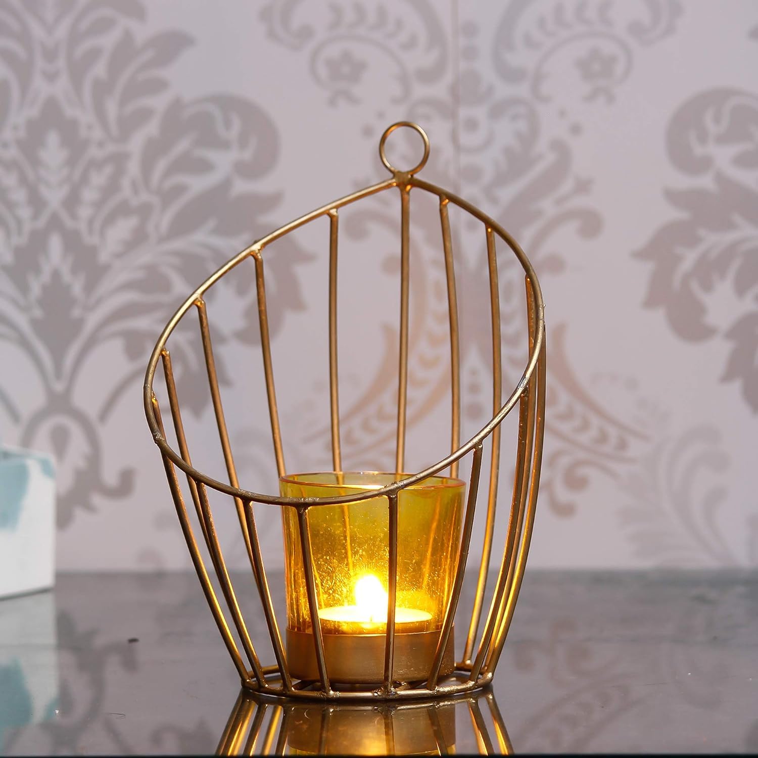 Webelkart Gold Plated Colour tealight Candle Holder with Flower Vine- Diwali Candle Holder- Diwali Decorations Items for Home Decor (Designs-2) (B0D5R5KSST) Amazon Price History, Amazon Price Tracker
