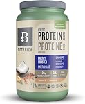 Botanica Perfect Protein Booster d'énergie élevée, poudre de protéines polyvalente avec support musculaire & Source d'énergie, réparation et récupération des muscles, énergie, complexe B, Panax Ginseng, Cordyceps, athlètes, supplément d'exercice, poudre de protéines de vanille, biologique, P