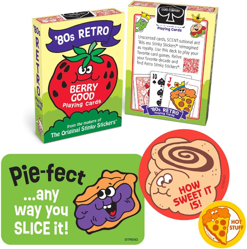 TREND 80s Retro Collection Playing Cards Plus Deluxe Set