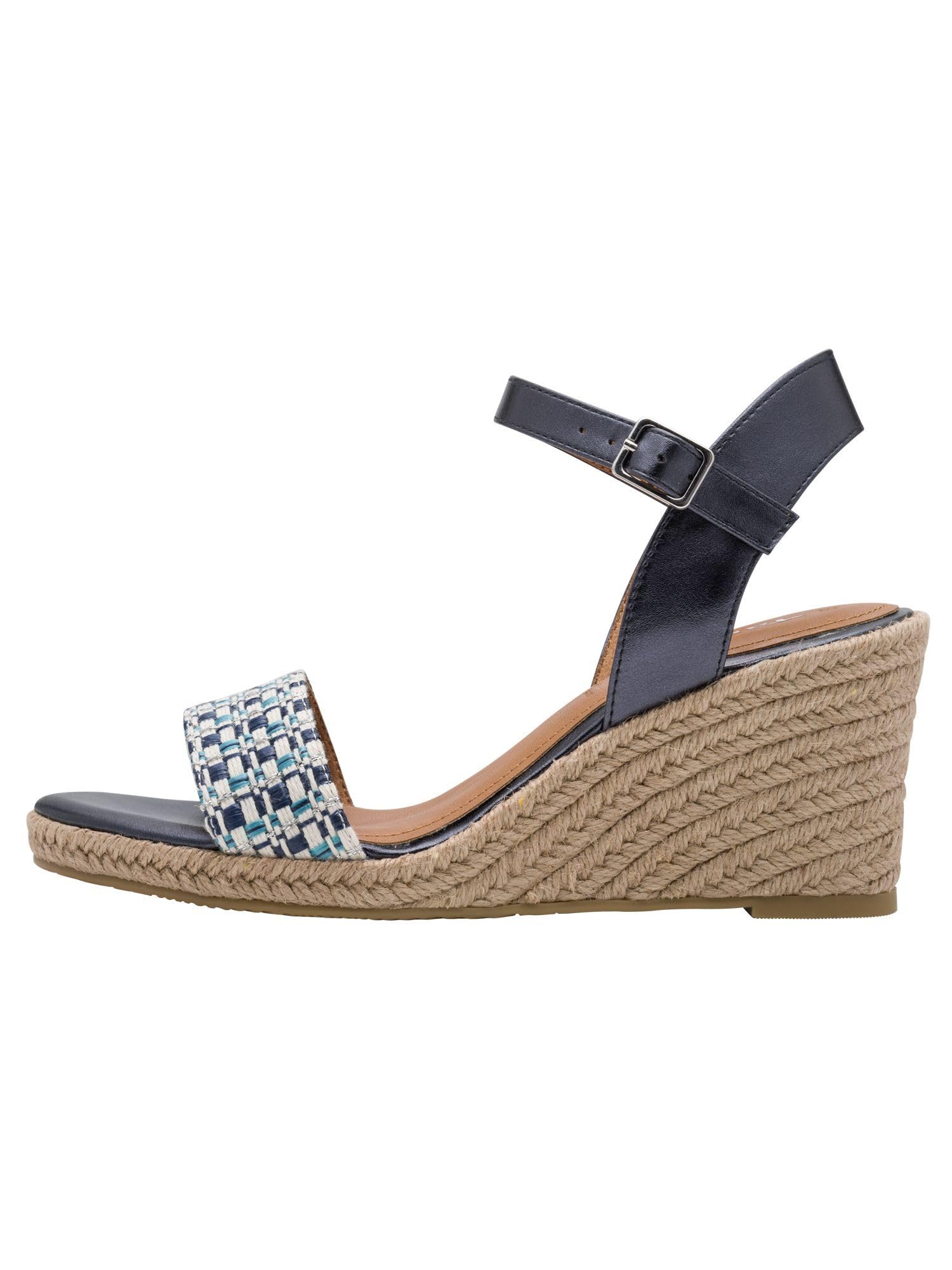 Tamaris Damen Keilsandalen, Frauen Sandalen,TOUCHit-Fußbett