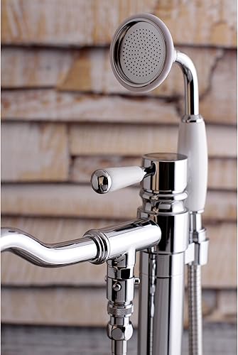 Miniatura 4 de Kingston Brass KS7131DPL Paris grifo para bañera, 9-34" en alcance de la boquilla, cromo pulido