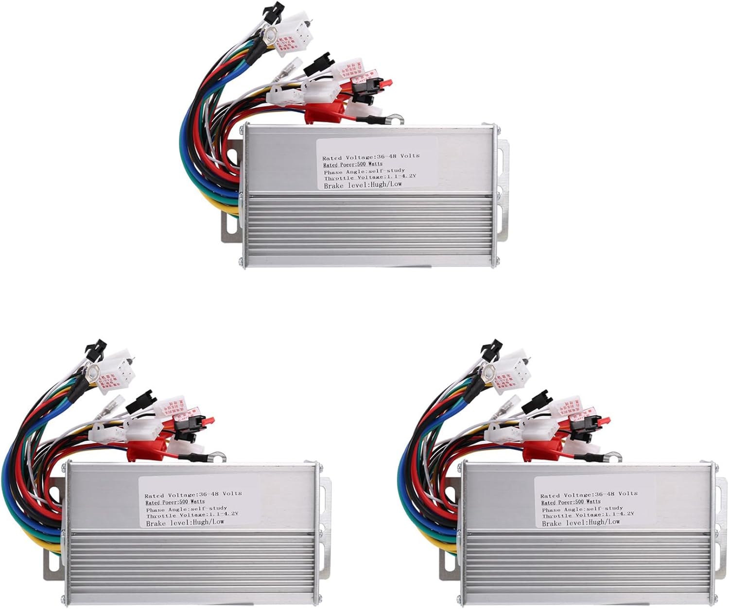 3X EBike Brushless Controller 30A 36V 48V 500W Electric Scooter Blcd Controller for Scooter Bicycle Accessories