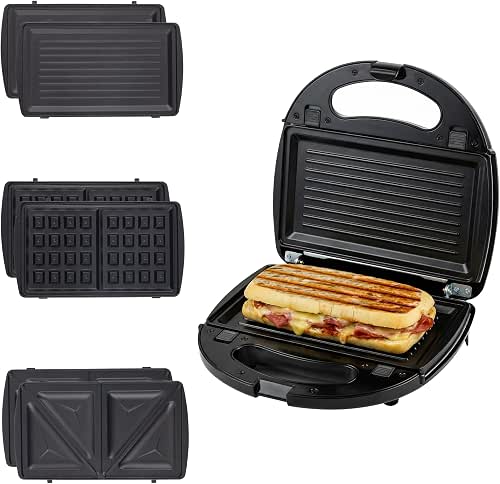 OVENTE 3 in 1 Electric Sandwich Maker, Panini Press Grill