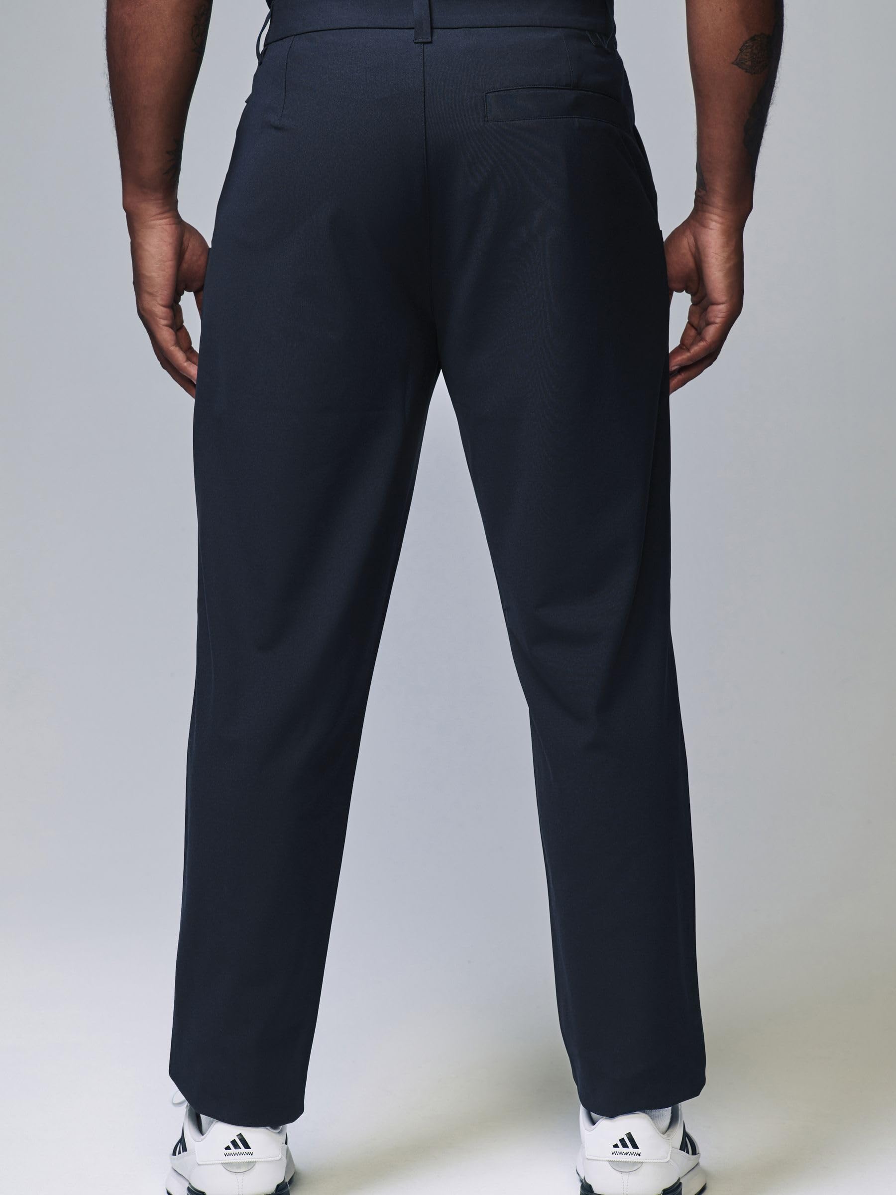 NEXT Homme Pantalon de Golf Active | Coupe standard, Taille mi-haute, Fermeture boutonnée, Jambe droite