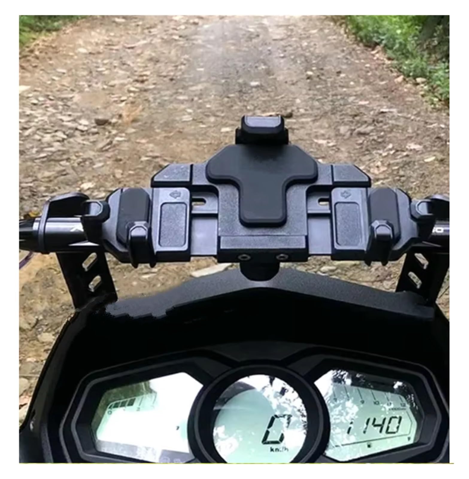 Porta Cellulare Moto Per Suzuki Per V-Strom Staffa Di Navigazione | Staffa Di Navigazione Per Moto GPS 800DE 2023 2024(Chromatic 12MM)