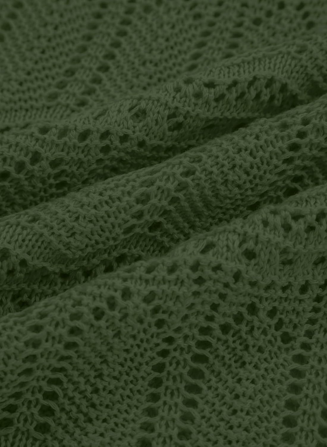 SHEWIN Womens Spring Tops Crochet 3/4 Length Sleeve Pullover Sweater Oversized Summer Shirts Trendy Beach Vacation Clothes - Image 7