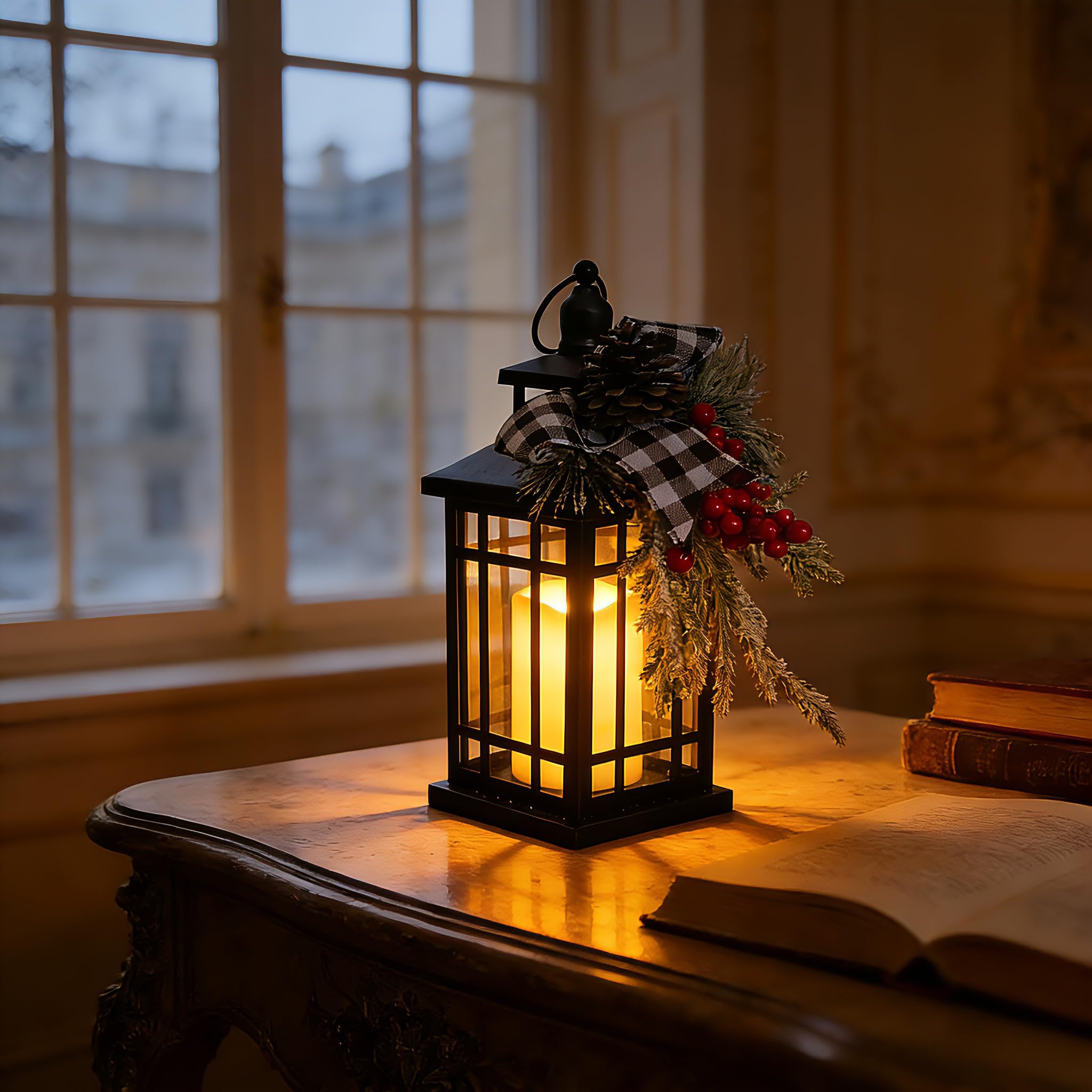 Lanterne di candela della decorazione di Natale (Lanterna di Natale-2)