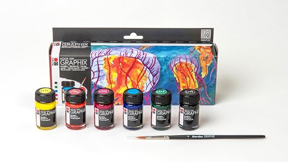 Marabu 1213000000100 Watercolour Pen, Multi-Colour