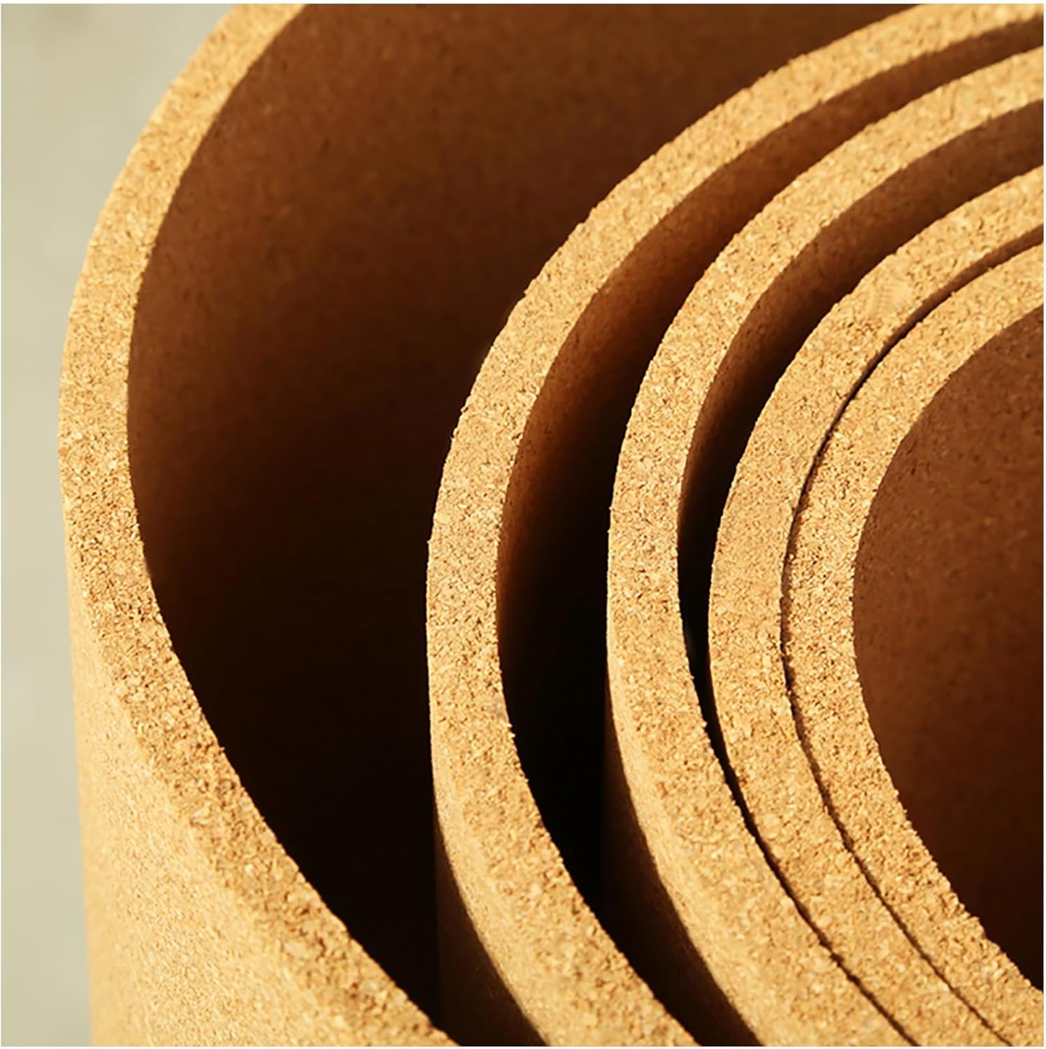 Cork Roll, Cork Board for Home, Cork Sheet, Drawer Liner, Easy to Cut, 1/3" 1/4" Thick, for Office Home School DIY Supplies, Brown (Color : Thick 6mm, Size : 0.7mx2.5m(2.3ftx8.2ft))