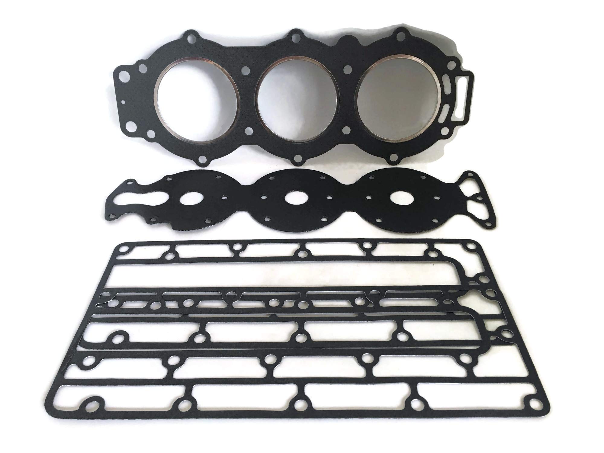 Motor de barco compatible con Yamaha Parsun fuera de borda 75CV 85CV 688-W0001-00 01 Kit de juntas de cabeza de potencia Motor de 2 tiempos