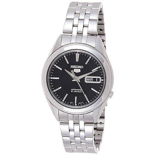 SEIKO 5 Men's SNKL23 Stainless Steel Automatic Casual Watch