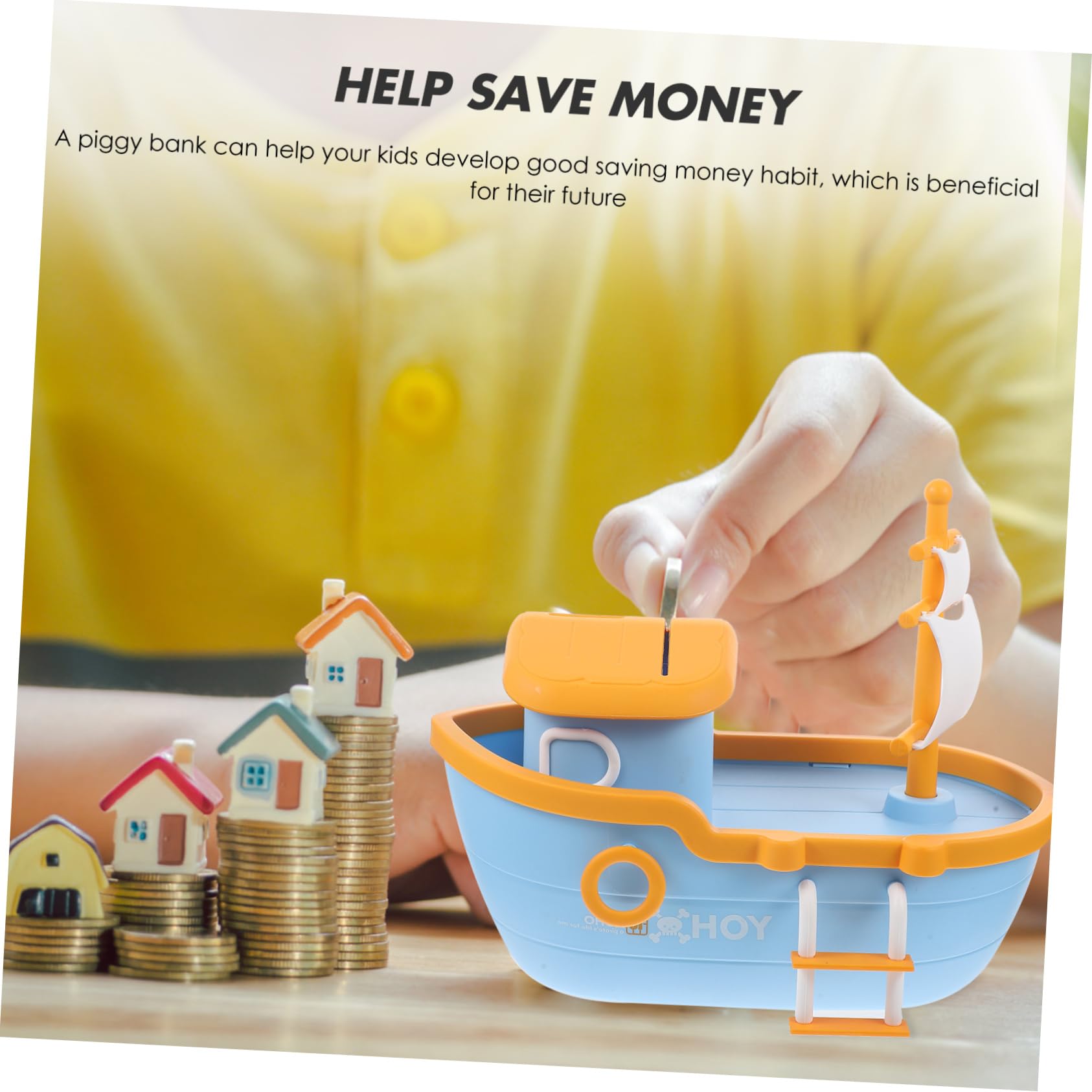 Amazon.com: HEALSOPTHY Boy Girl Piggy Bank Boys Bank for Savings Adorable  Tabletop Decoration for Boy Girl Room for Birthday Christmas Year : Toys &  Games