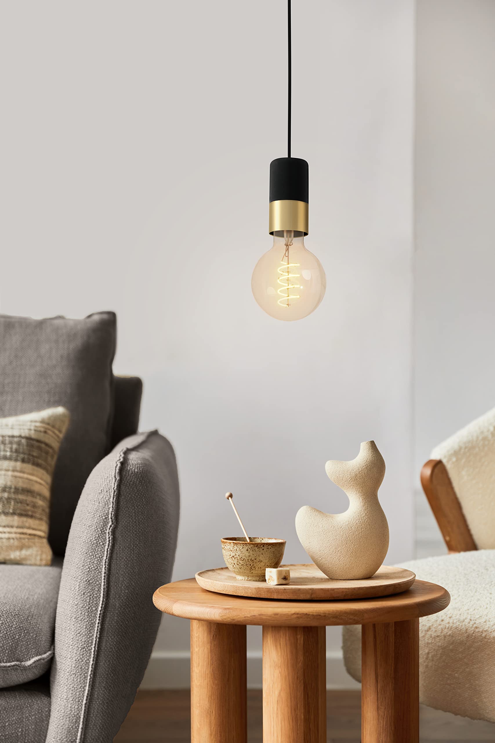 Eglo Pendant Lighting Calari, Vintage Ceiling Light Fitting - Image 4