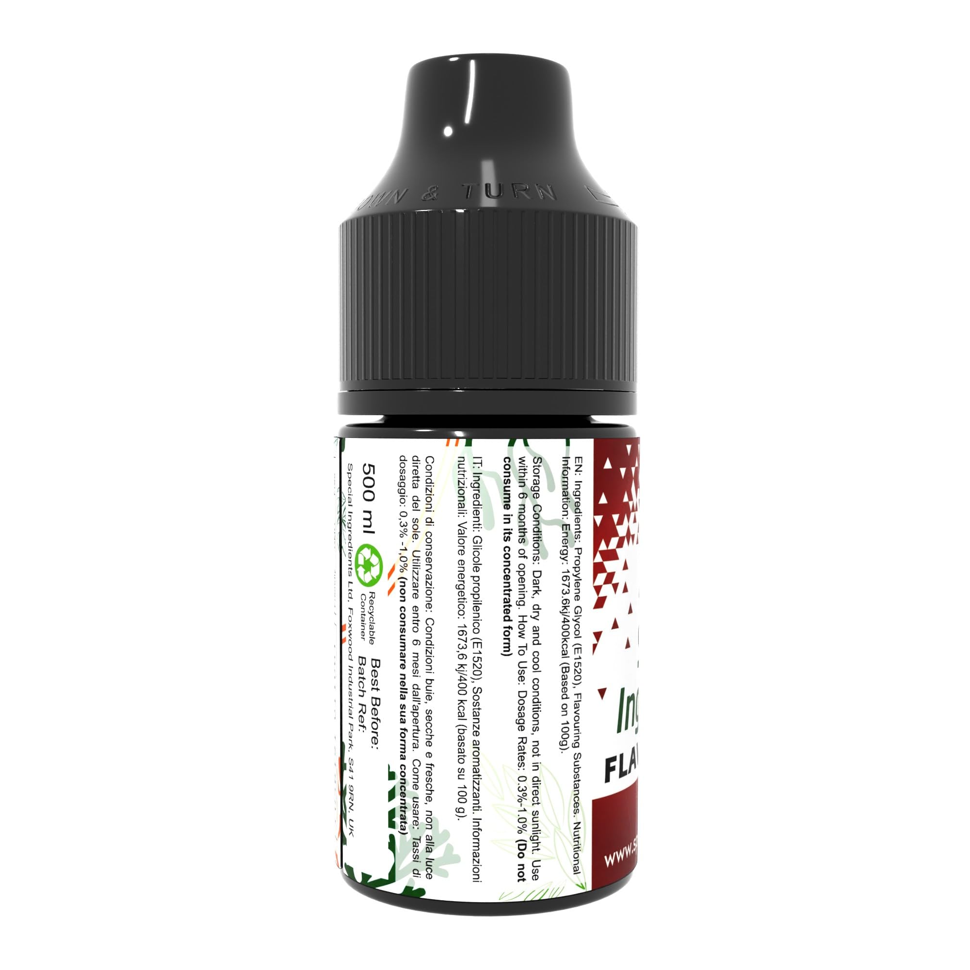 Special Ingredients Flavour Drops Maple, 500 ml | Ahorn-Aroma, Lebensmittelaroma, Vegane Geschmackstropfen, Für Backen, Speisen und Getränke, Zuckerfrei