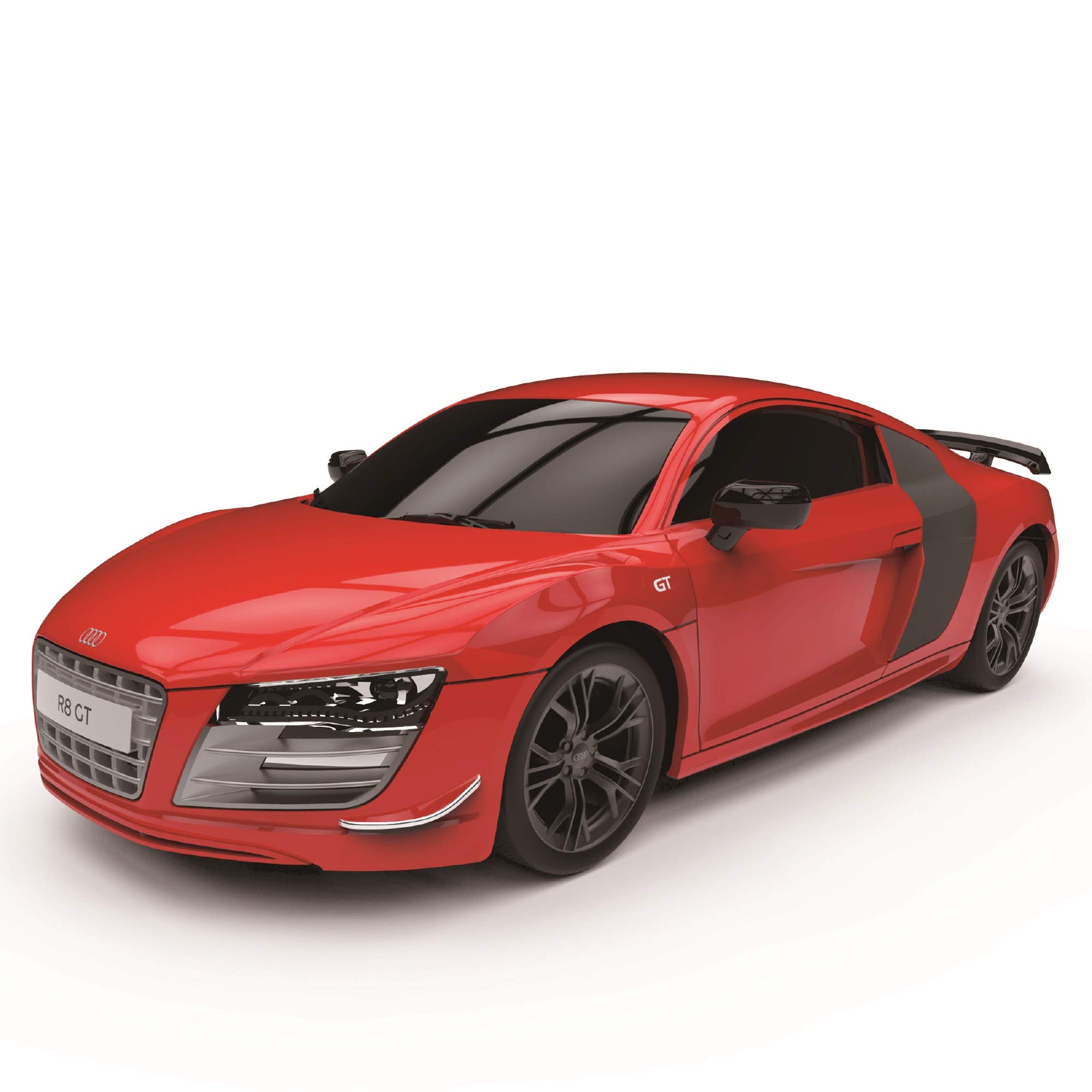 CMJ RC Cars AUDI R8 GT, oficjalnie licencjonowany samochód zdalnie sterowany ze światłami roboczymi, zdalnie sterowany samochód RC, zabawki dla chłopców i dziewcząt, skala 1:24, wyścig 2,4 GHz, 10