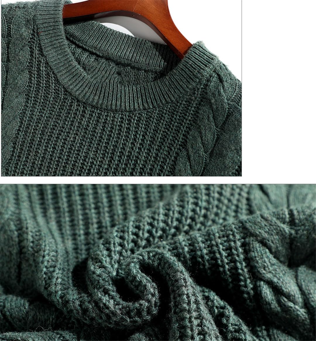 Vogrtcc Top da Donna in Maglione Pullover Lavorato A Maglia Girocollo Oversize A Maniche Lunghe