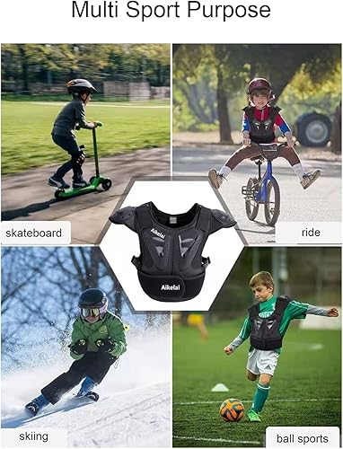 Miniatura 7 de Protector de pecho para niños y jóvenes, equipo de motocross, equipo de protección para niños, niños y niñas