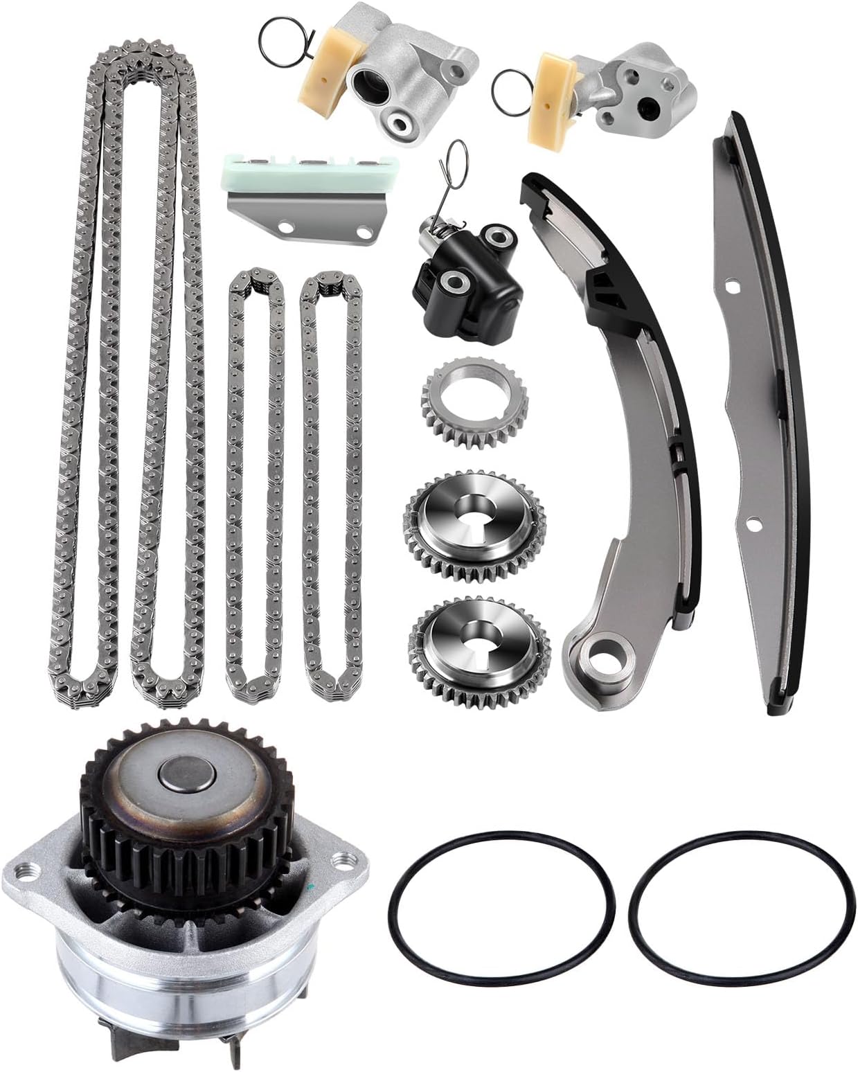 SCITOO Timing Chain Kit & Water Pump For Nissan Frontier/Pathfinder/Xterra 4.0L (2005-2010) - Part# 21010AL528A
