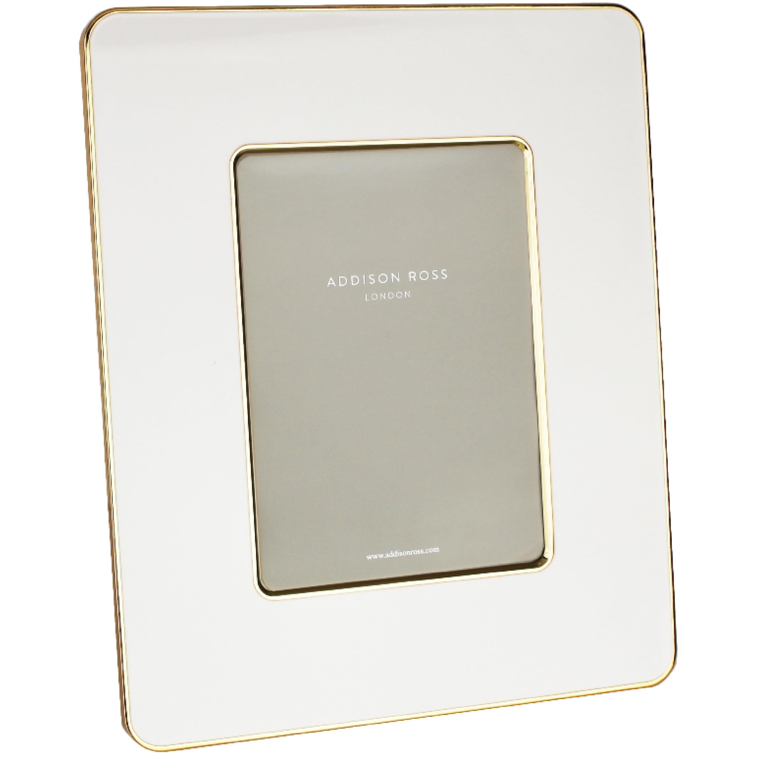 Addison Ross Ltd Uk White/Gold & Enamel Studio Photo Frame