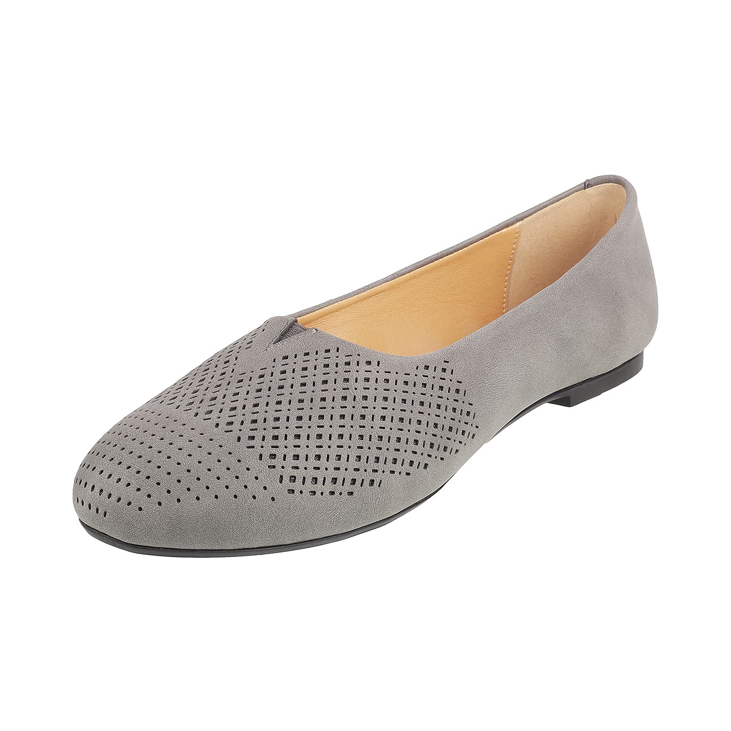 Mochi Womens Synthetic Grey Ballerinas (Size (7 UK (40 EU)) (B09B38G9M7) Amazon Price History, Amazon Price Tracker