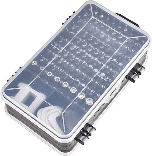 Miniatura 2 de Yasoca Juego de destornilladores de precisión 115 en 1 Kit de herramientas de reparación con kit de controlador magnético, juego de destornilladores