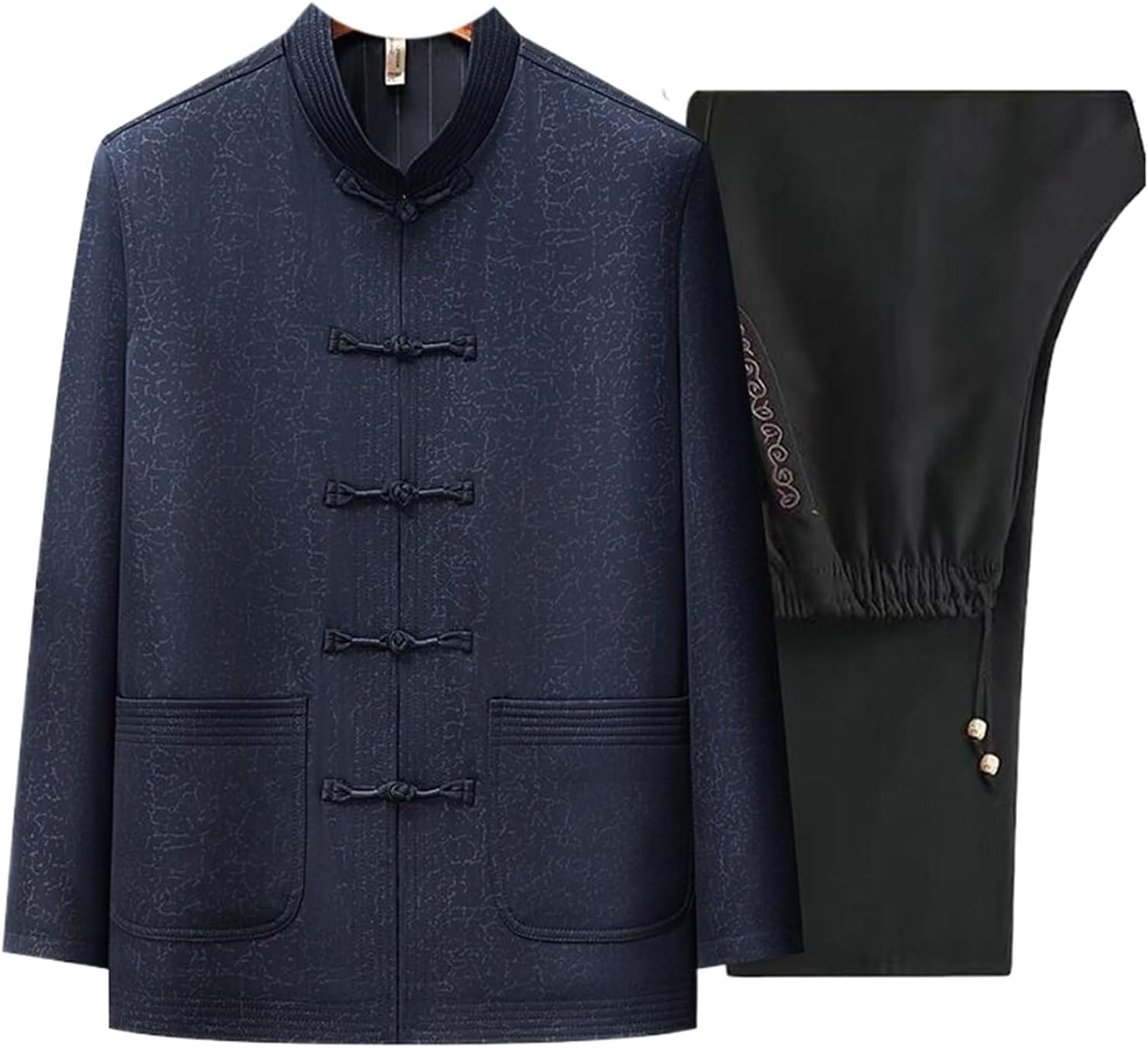 Middle-Aged Men's Tang Suit Jacket Casual Chinese Style Outfit