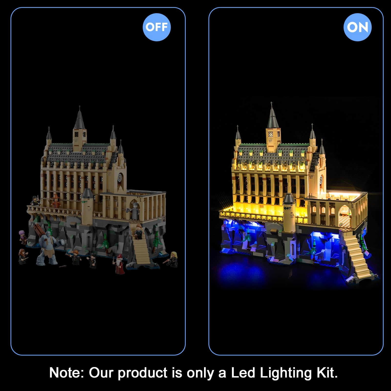 Light Kit for Lego Hogwarts Castle: The Great Hall 76435 - Image 3