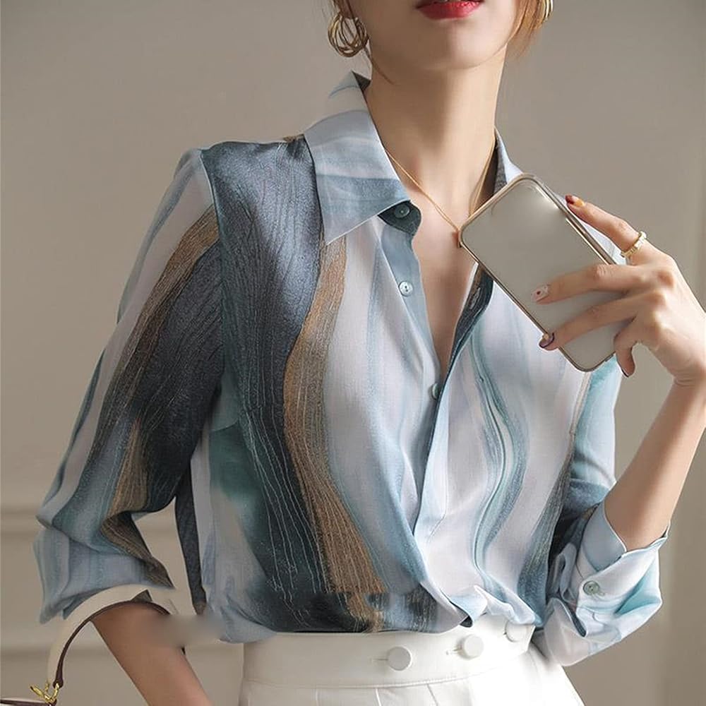 トップス ceilon chiffon tie blouse VIISHOW Womens Tie Front Loose Short Sleeve V Neck Floral