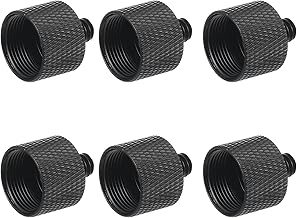 6 Pcs 5/8 to 1/4 Microphone Adapter Screws Thread Converter for Mic Stand Tripod Mounts Compatible with Recording and Live Sound Equipment