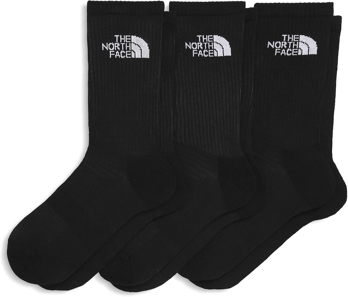 Multisport Cush Crew Sock | 3-pack, Breathable Athletic Socks for Men & Women, Light Cushion & Ribbed Cuff