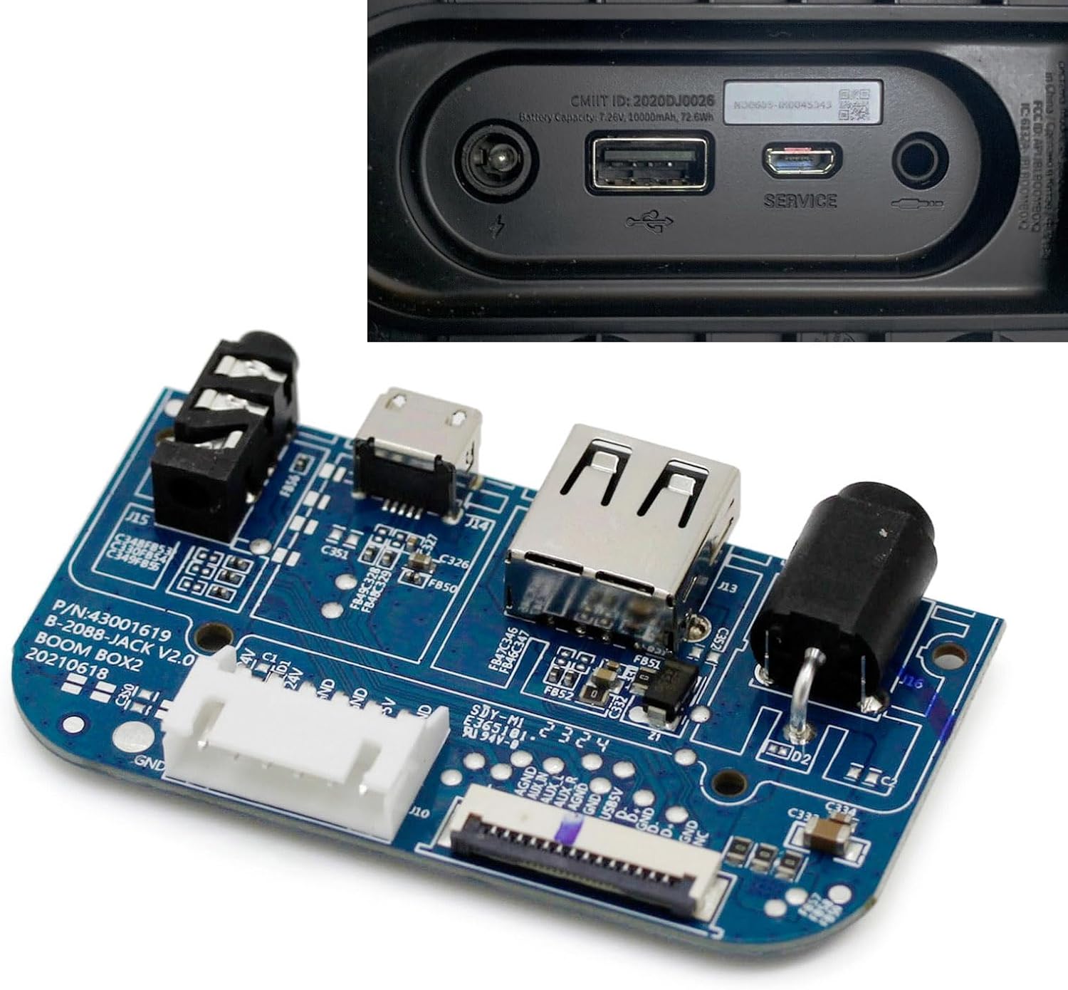 USB Charging Port Board for JBL Boombox 2 ND Speaker Accessories