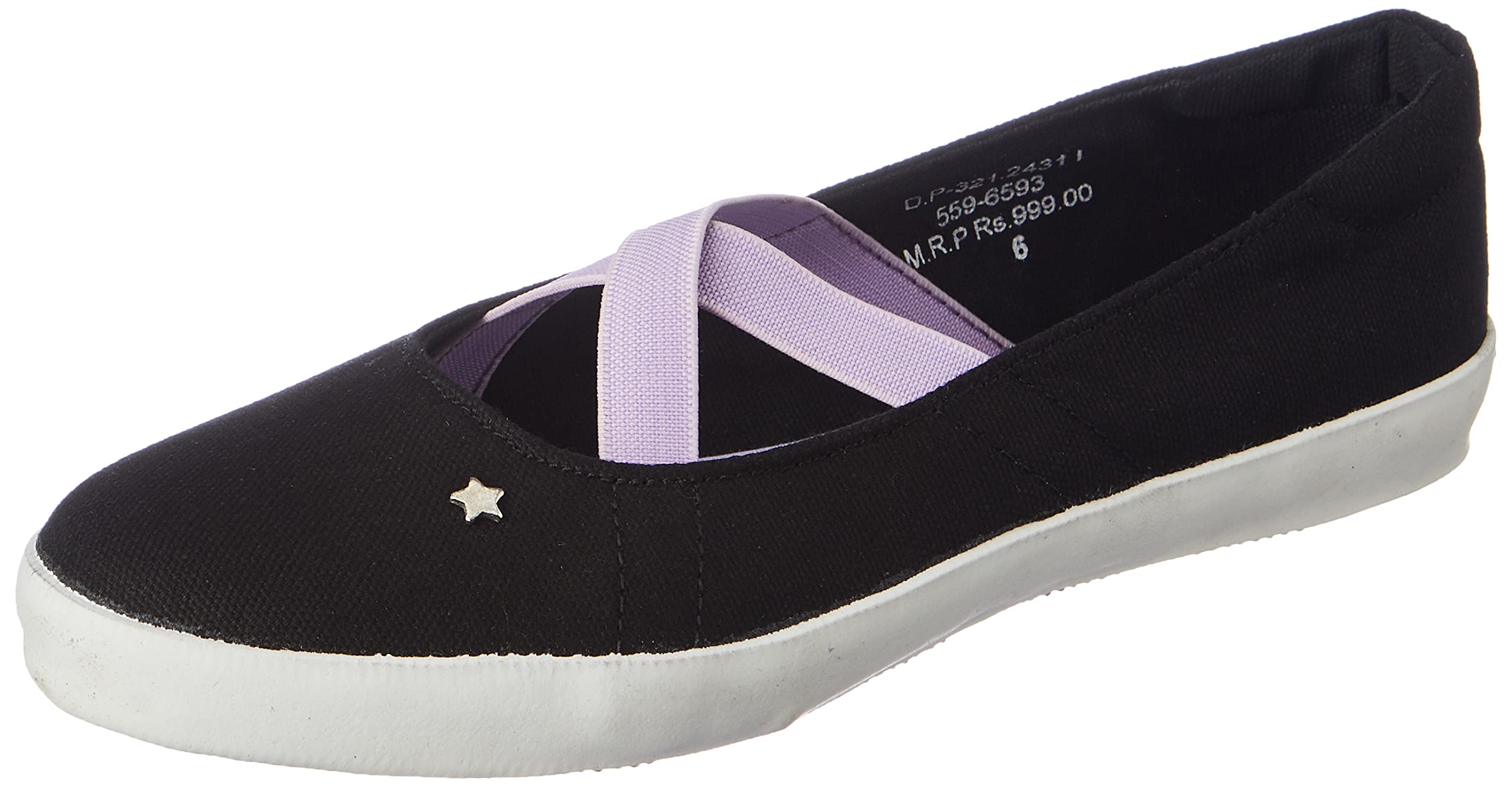 Bata Womens NATASA E Ballerina (5596593_Black_8 UK) (B0BW3GFMJX) Amazon Price History, Amazon Price Tracker