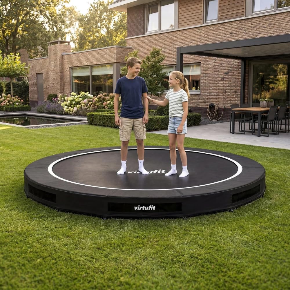 VirtuFit Trampolino Inground, 305 cm, senza rete di sicurezza