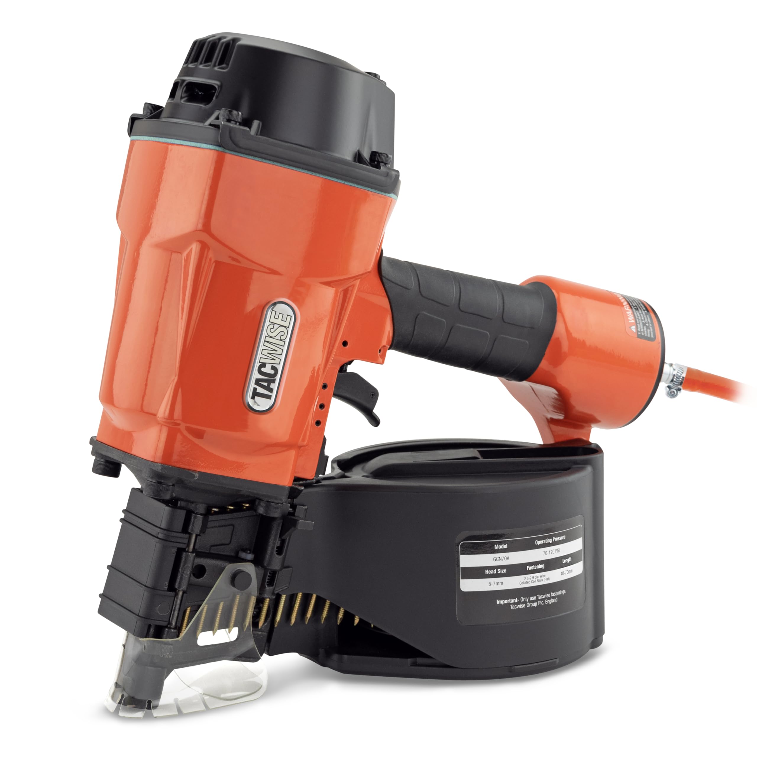 Tacwise GCN70V, cloueuse pneumatique à rouleau, 40-70 mm, 350 agrafes
