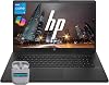 Notebook HP 17.3" HD+ para empresa y estudiante, 16GB RAM, 1TB SSD, procesador Intel Core i5-1334U de 10 núcleos, Windows 11, teclado numérico, obturador de privacidad de cámara, auriculares SageNova, negro azabache 1