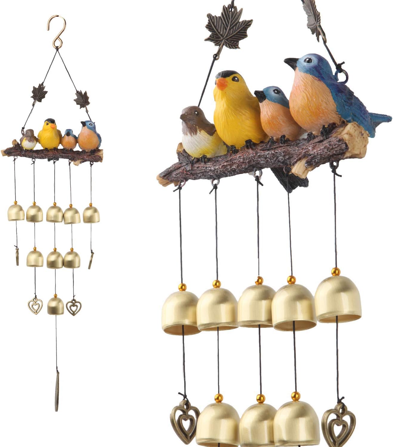 Gardenvy Blue Jay Wind Chime