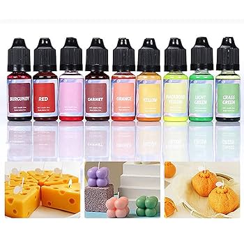 Amazon.co.jp: 染料の色を作るキャンドル | 液体濃縮顔料液体