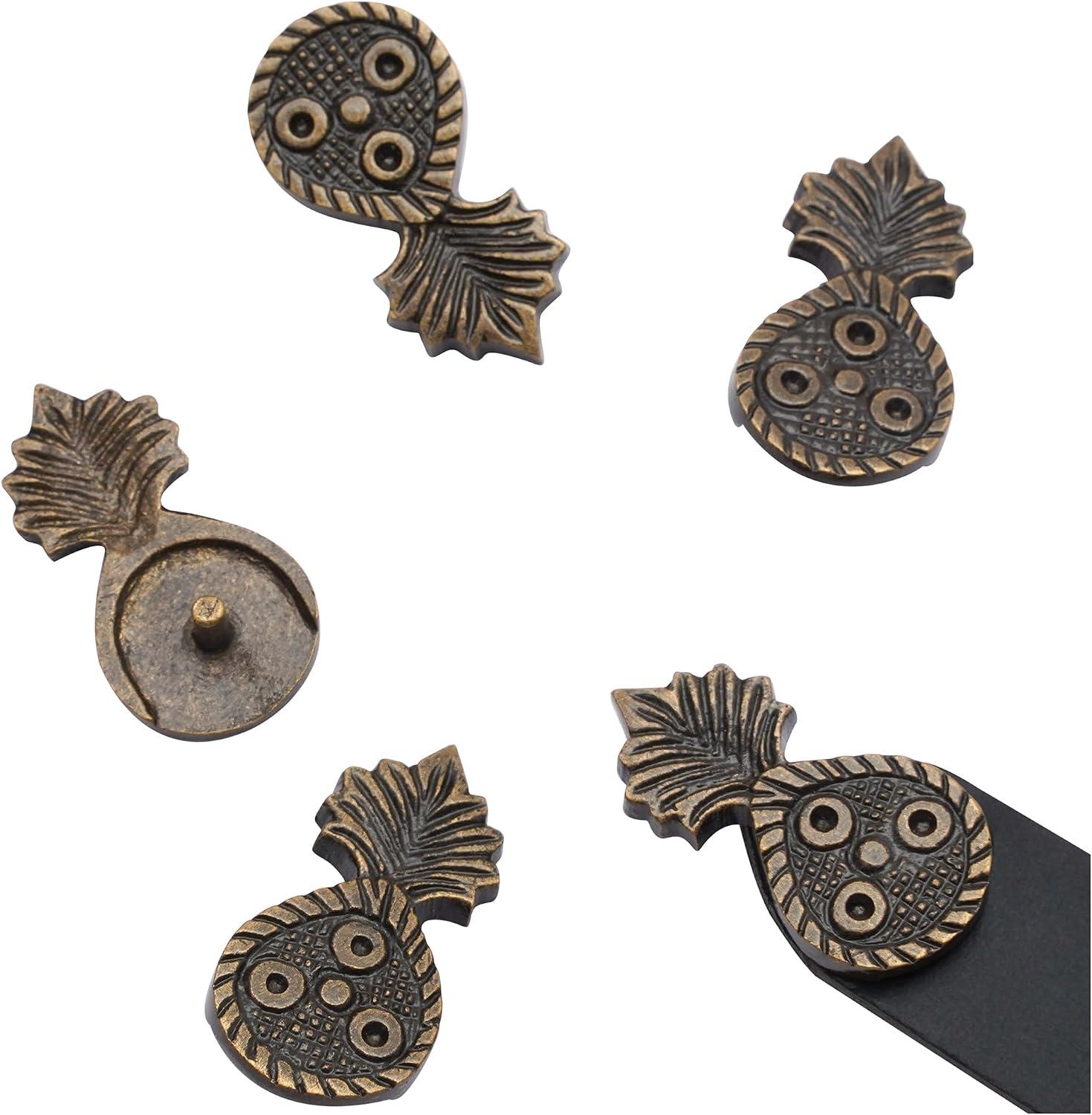 Lord of Battles Brass Belt End Medieval Belts Chape Leather End Caps Accessory for Renfair Cosplay Costume