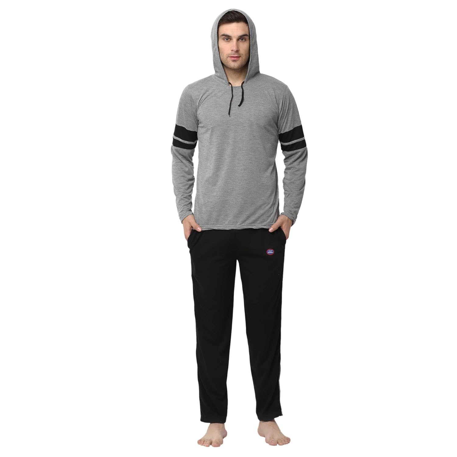 Buy VIMAL JONNEY Cotton Blend Track suit Co-ord Set For Men With