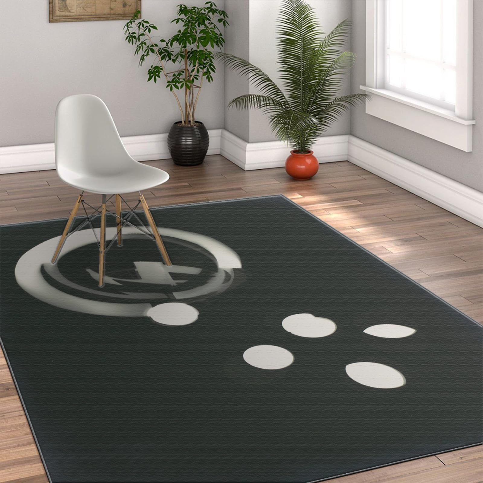 Czarno-białe cienkie dywaniki pasujące pod drzwiami abstrakcyjny okrągły wzór lekki dywan do kuchni piwnicy na zewnątrz dywan na taras 180 x 240 cm