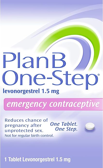 Plan B One-Step Emergency Contraceptive, 1.5 Mg (1 Tablet)