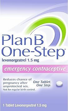 Plan B One-Step Emergency Contraceptive, 1.5 Mg (1 Tablet)