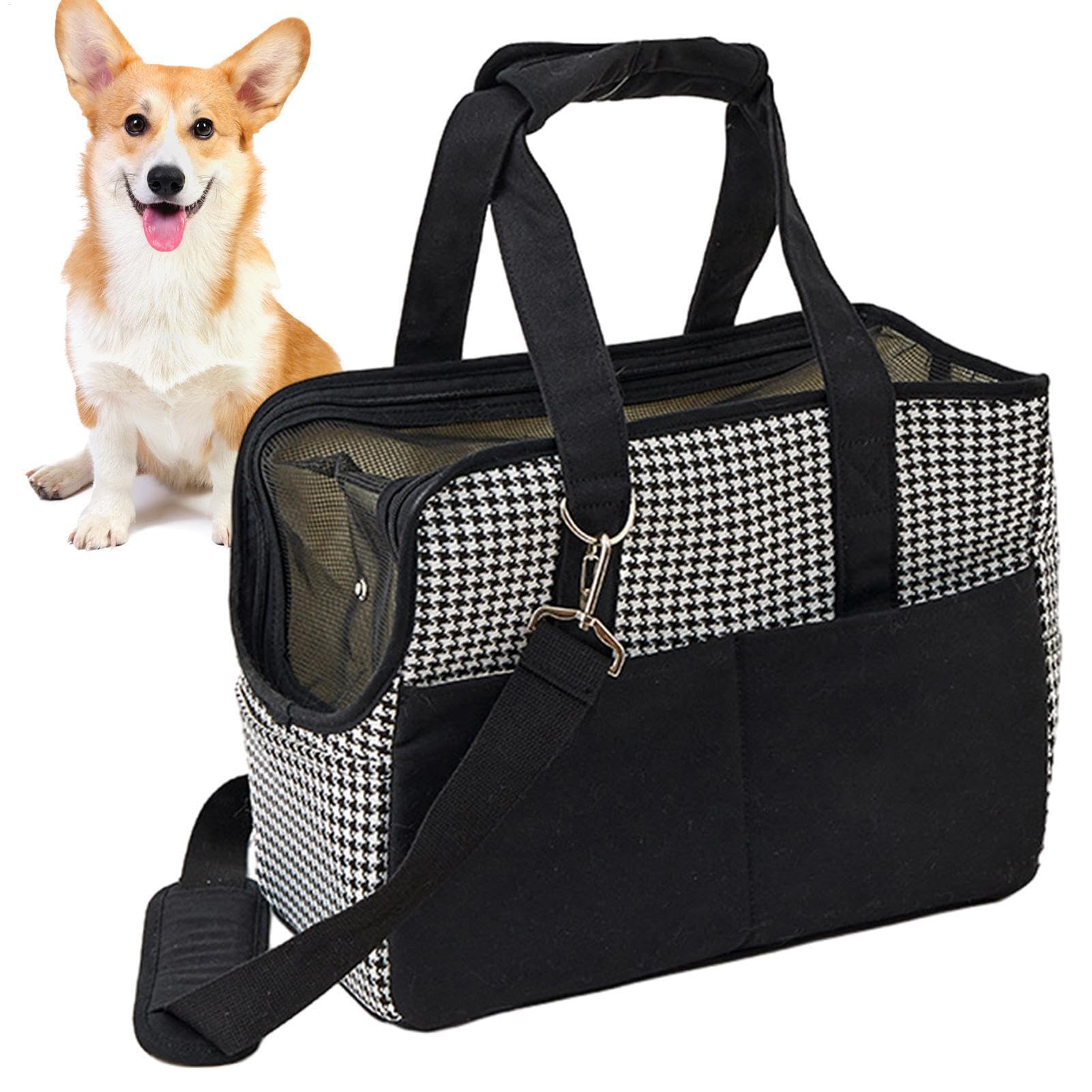 Bolsa para mascotas cómoda que calma la ansiedad de perros y gatos en viajes